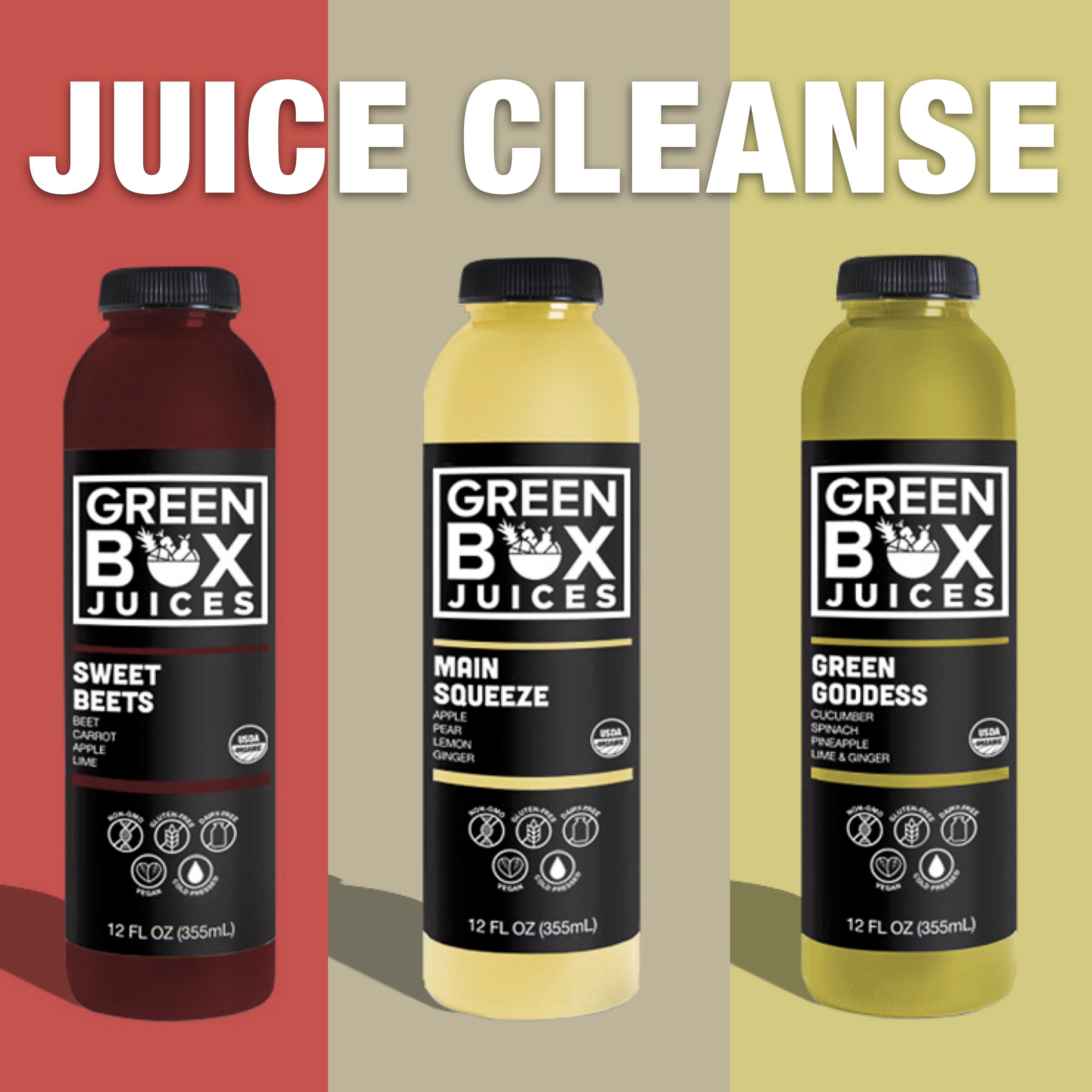 6 Day Signature Cleanse | 36 Bottles | Green Box Kitchen